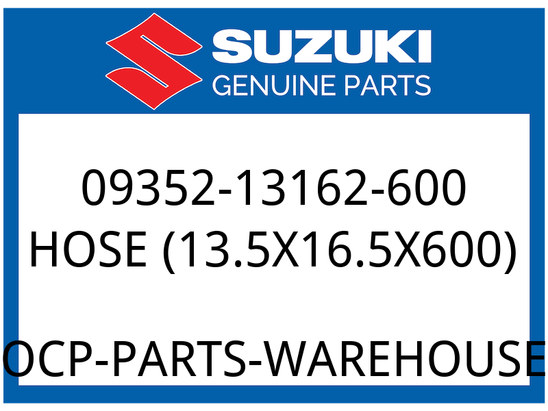 Suzuki OEM Part 09352-13162-600 PROTECTOR, SEAT DAMPER
