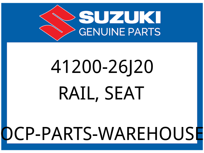 Suzuki OEM Part 41200-26J20 RAIL COMP,SEAT