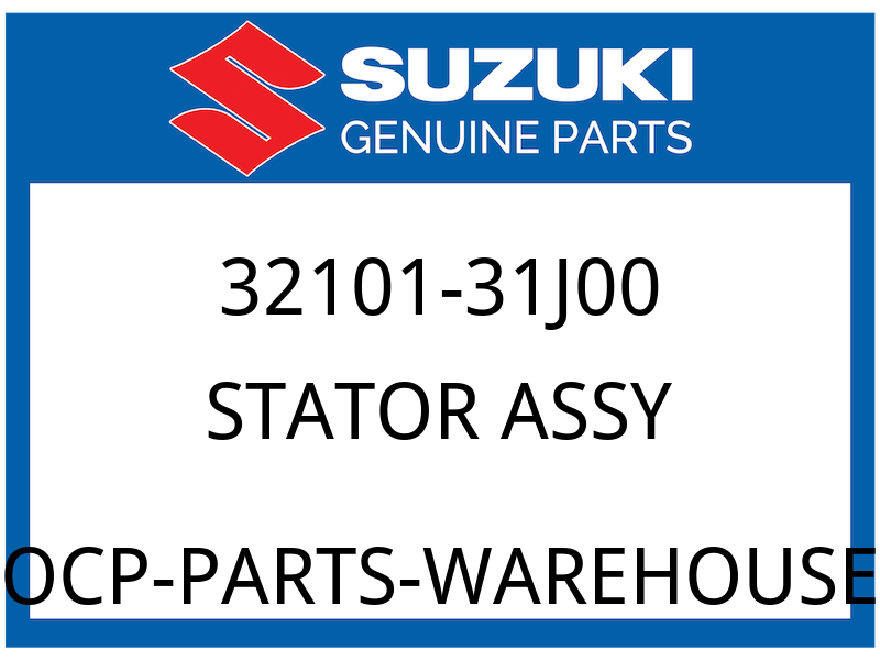Suzuki OEM Part 32101-31J00 STATOR ASSY