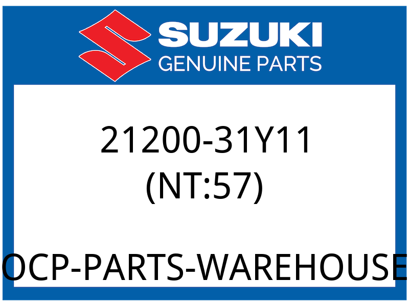 Suzuki OEM Part 21200-31Y11 GEAR ASSY, PRIMARY DRIVEN