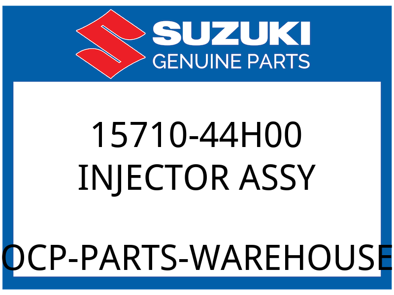 Suzuki OEM Part 15710-44H00 INJECTOR ASSY