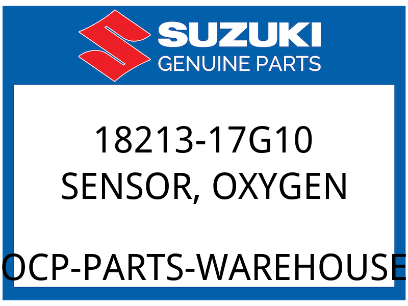Suzuki OEM Part 18213-17G10 SENSOR, OXYGEN