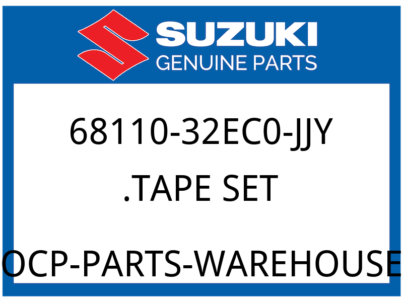 Suzuki OEM Part 68110-32EC0-JJY TAPE SET