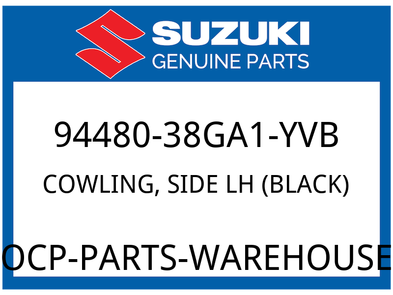 Suzuki OEM Part 94480-38GA1-YVB COWLING COMP,SI