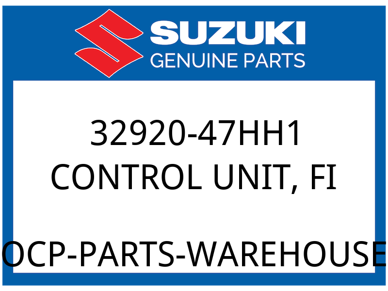 Suzuki OEM Part 32920-47HH1 CONTROL UNIT, FI