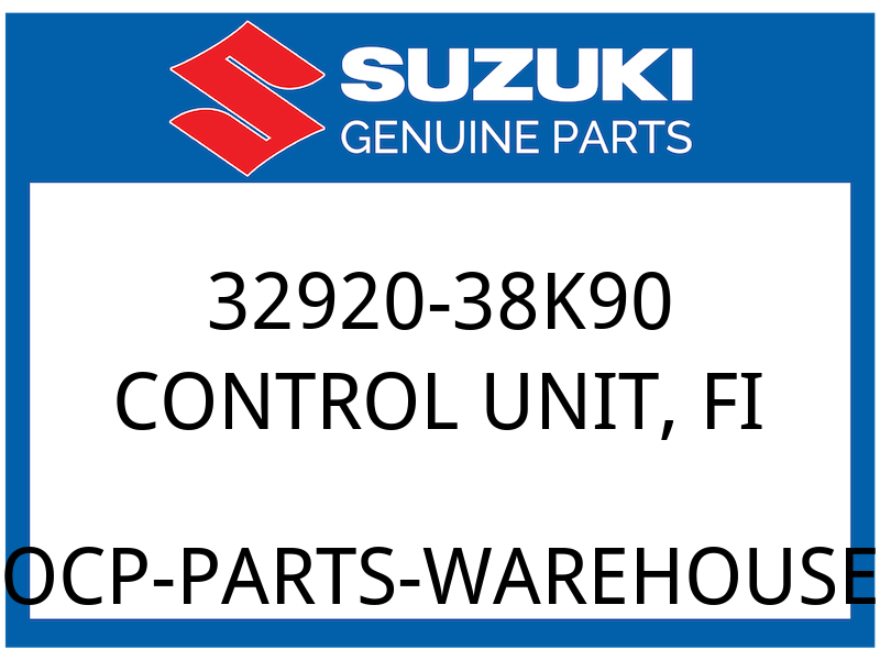 Suzuki OEM Part 32920-38K90 CONTROL UNIT, FI