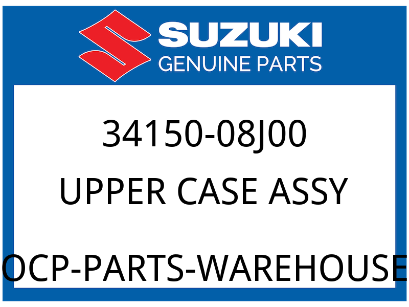 Suzuki OEM Part 34150-08J00 UPPER CASE ASSY