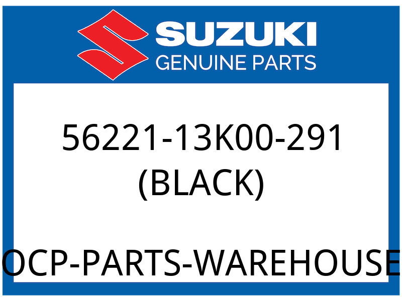 Suzuki OEM Part 56221-13K00-291 HOLDER, HANDLE LOWER (BLACK)