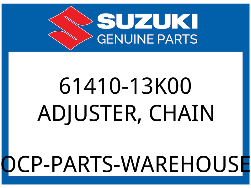 Suzuki OEM Part 61410-13K00 ADJUSTER, CHAIN