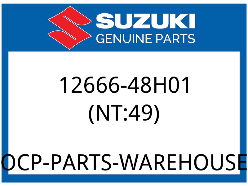 Suzuki OEM Part 12666-48H01 GEAR, CRANK BALANCER DRIVEN