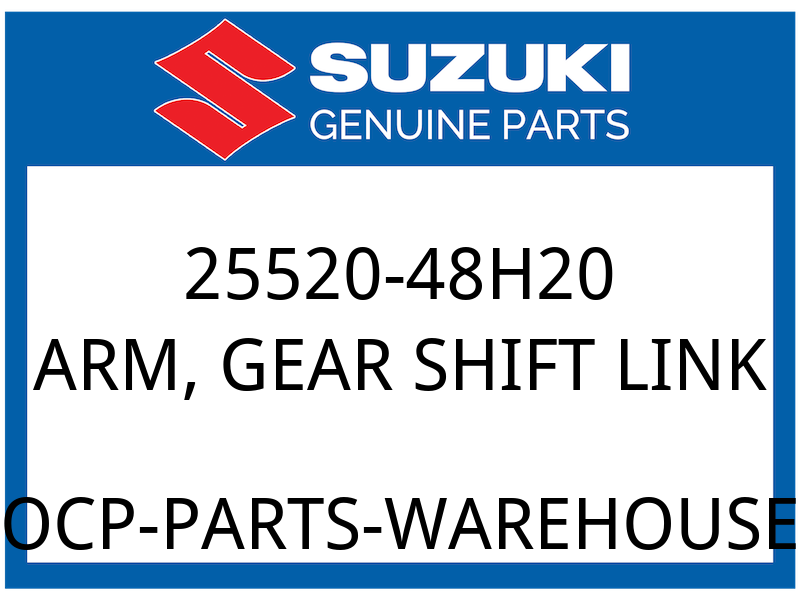 Suzuki OEM Part 25520-48H20 ARM, GEAR SHIFT LINK