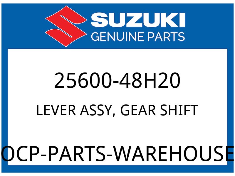 Suzuki OEM Part 25600-48H20 LEVER ASSY, GEAR SHIFT