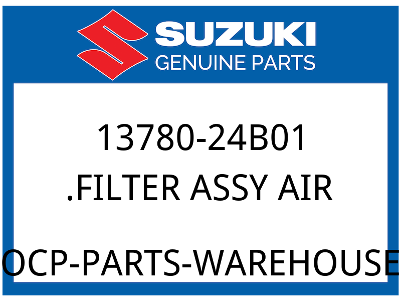 Suzuki OEM Part 13780-24B01 FILTER ASSY AIR