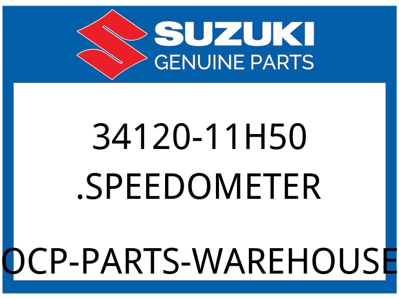 Suzuki OEM Part 34120-11H50 SPEEDOMETER