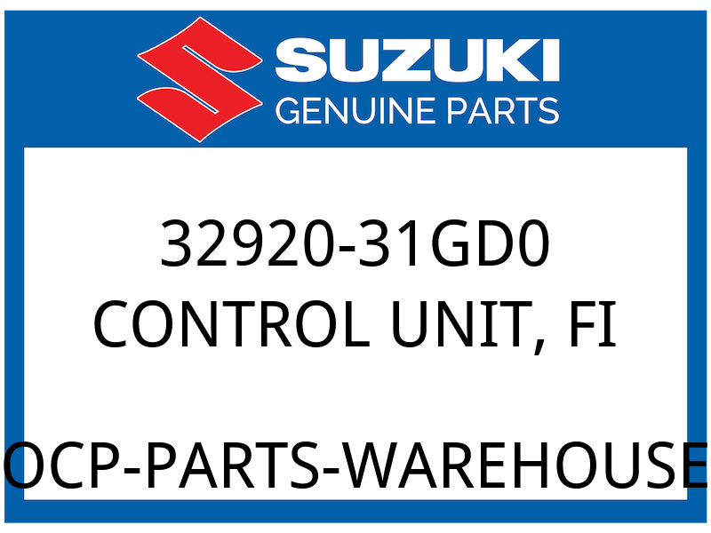 Suzuki OEM Part 32920-31GD0 CONTROL UNIT, FI