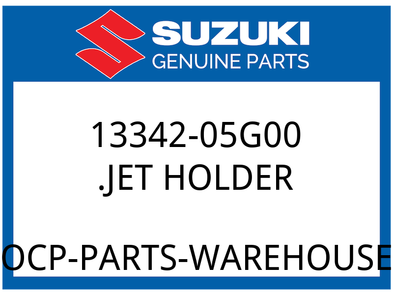 Suzuki OEM Part 13342-05G00 JET HOLDER