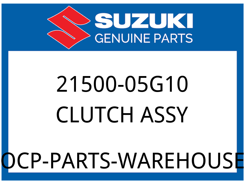 Suzuki OEM Part 21500-05G10 CLUTCH ASSY
