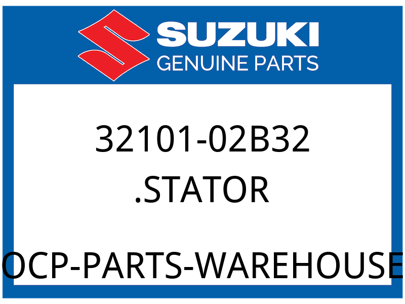 Suzuki OEM Part 32101-02B32 STATOR