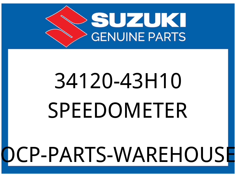 Suzuki OEM Part 34120-43H10 SPEEDOMETER (MILE/KILO)