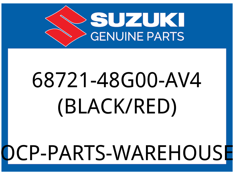 Suzuki OEM Part 68721-48G00-AV4 .TAPE