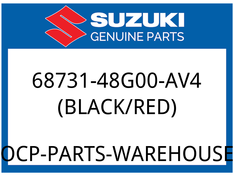 Suzuki OEM Part 68731-48G00-AV4 .TAPE