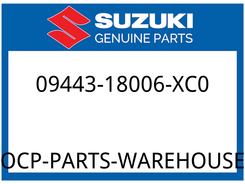 Suzuki OEM Part 09443-18006-XC0 SPRING, CENTER