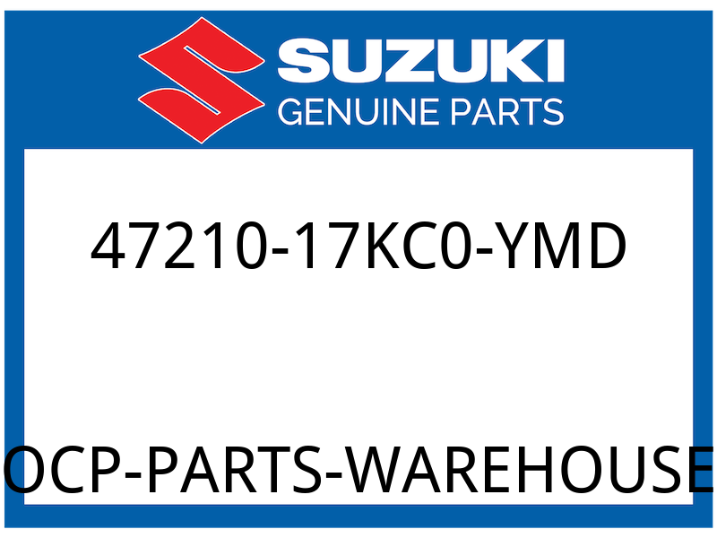 Suzuki OEM Part 47210-17KC0-YMD COVER,FRAME,L (SILVER)