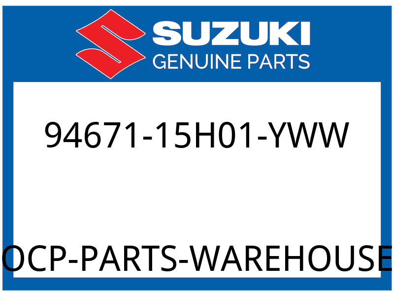 Suzuki OEM Part 94671-15H01-YWW COVER,INTAKE,R