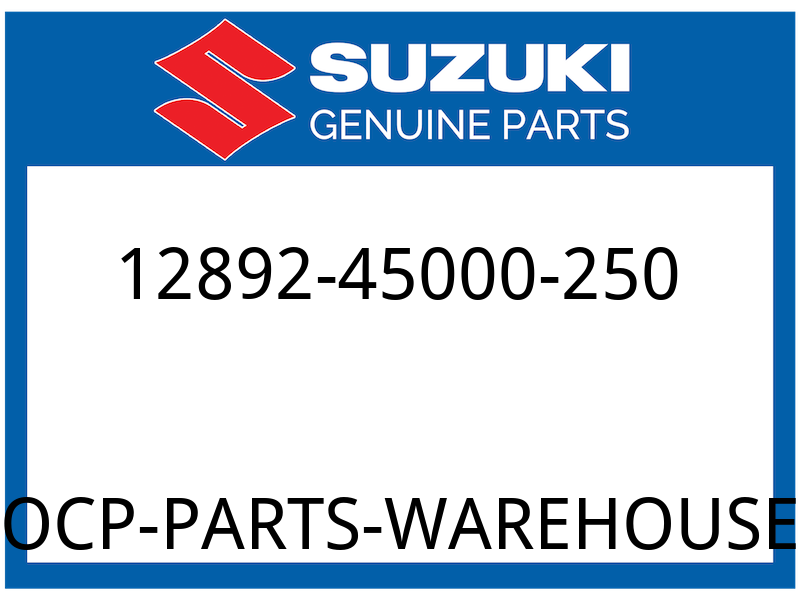 Suzuki OEM Part 12892-45000-250 SHIM, TAPPET (T:2.50)