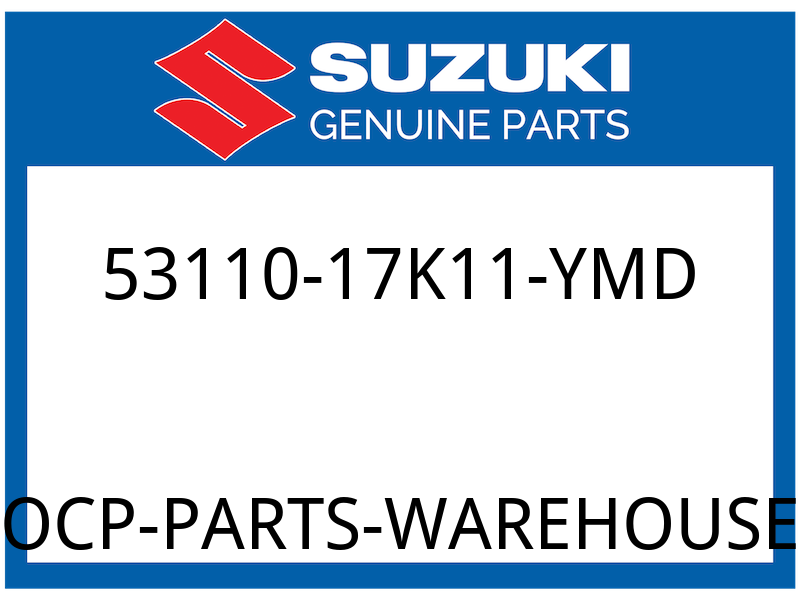 Suzuki OEM Part 53110-17K11-YMD FENDER,FRONT (SILVER)