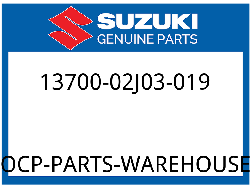 Suzuki OEM Part 13700-02J03-019 CLEANER ASSY,AI