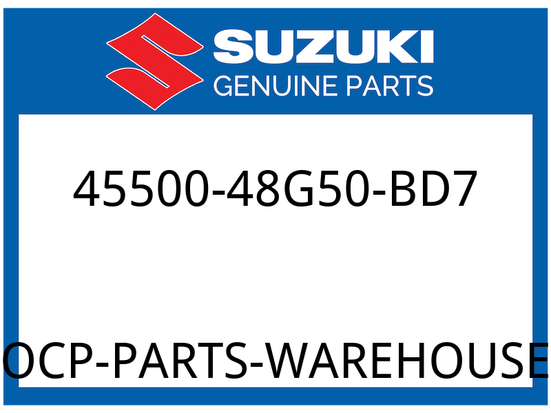 Suzuki OEM Part 45500-48G50-BD7 BOX ASSY,SEAT T