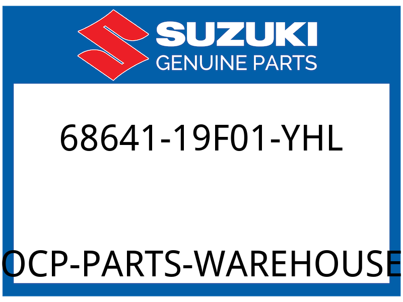 Suzuki OEM Part 68641-19F01-YHL EMBLEM,"SUZUKI"