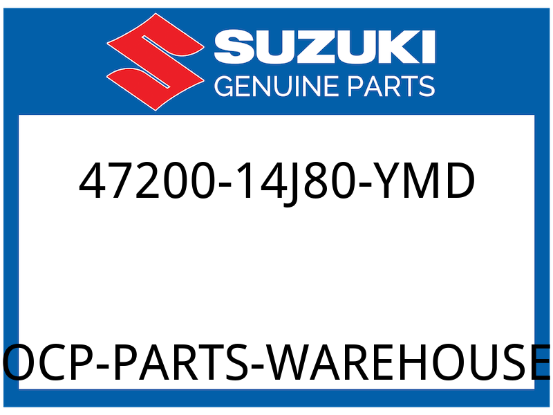 Suzuki OEM Part 47200-14J80-YMD COVER ASSY,FRAME,L (SILVER)