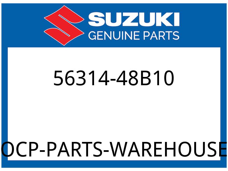 Suzuki OEM Part 56314-48B10 CUSHION, SIDE