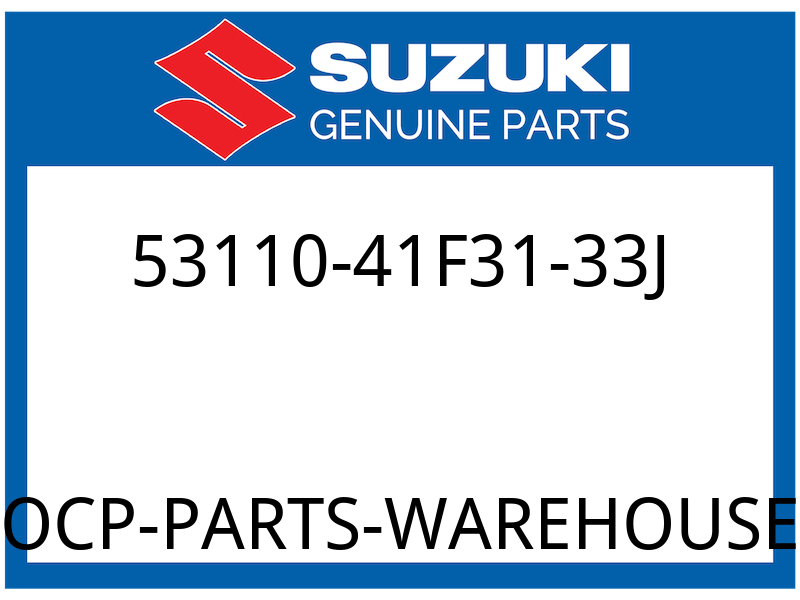 Suzuki OEM Part 53110-41F31-33J FENDER COMP,FRO
