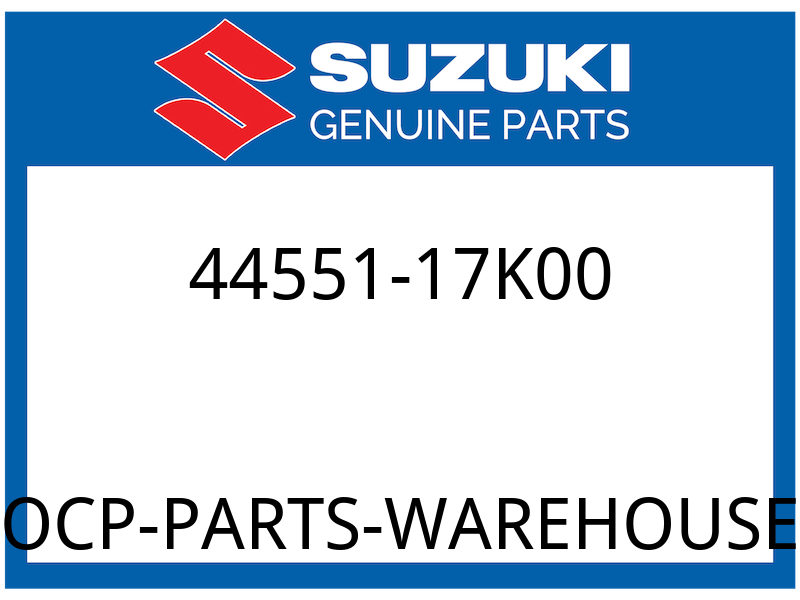 Suzuki OEM Part 44551-17K00 BRACKET,FUEL TANK REAR