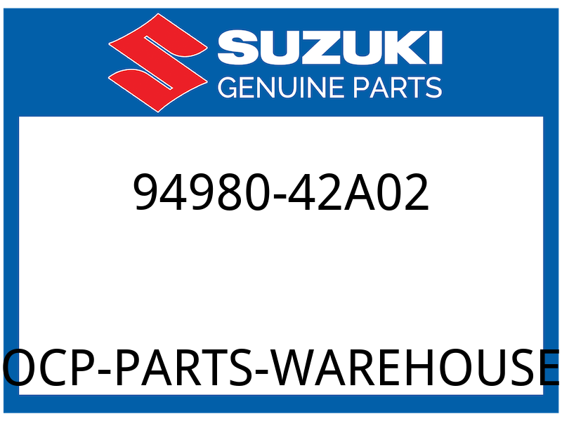 Suzuki OEM Part 94980-42A02 BAG,OWNER'S MAN