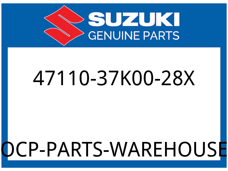 Suzuki OEM Part 47110-37K00-28X COVER,FRAME RH