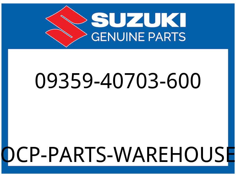 Suzuki OEM Part 09359-40703-600 HOSE