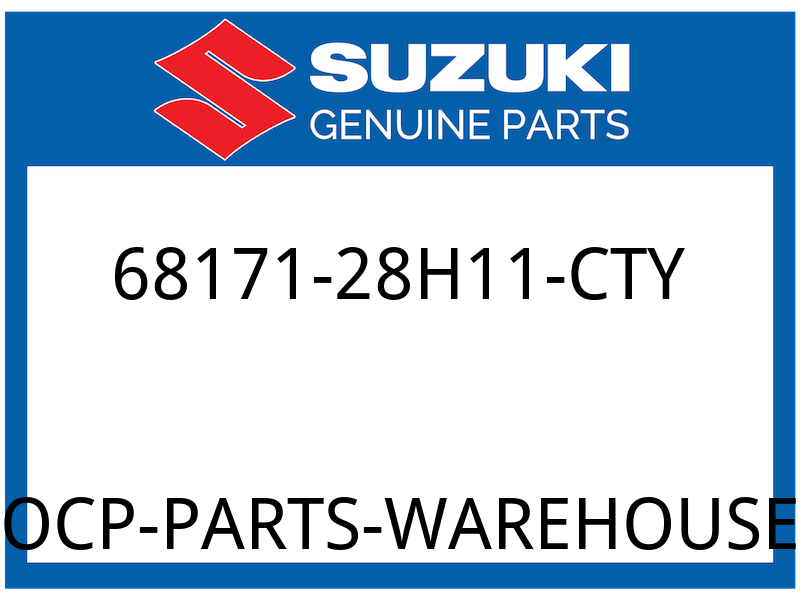 Suzuki OEM Part 68171-28H11-CTY EMBLEM,"SUZUKI"