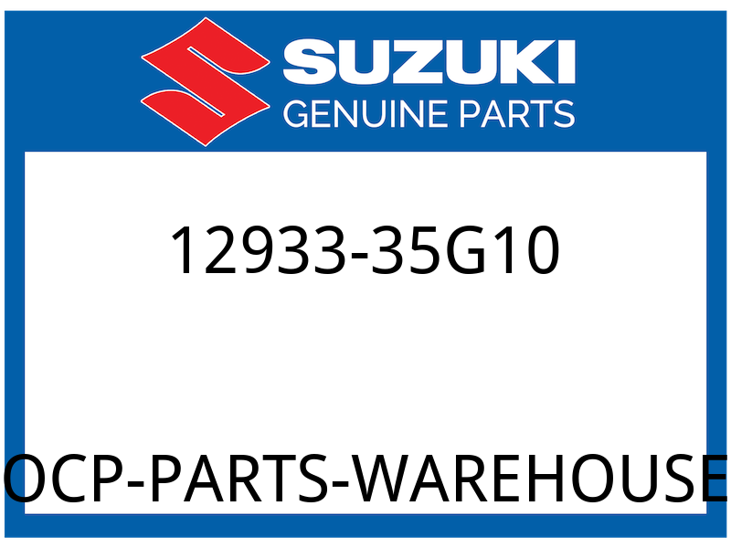 Suzuki OEM Part 12933-35G10 SEAT, SPRING EXHAUST