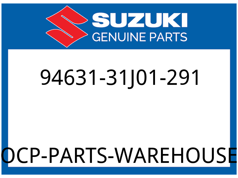 Suzuki OEM Part 94631-31J01-291 PANEL,METER