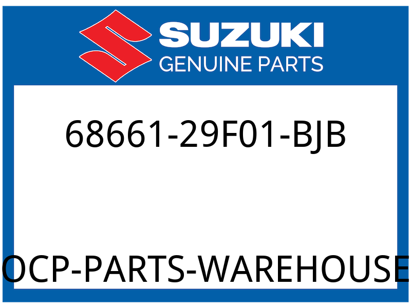 Suzuki OEM Part 68661-29F01-BJB EMBLEM "SUZUKI"