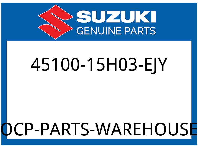 Suzuki OEM Part 45100-15H03-EJY SEAT ASSY