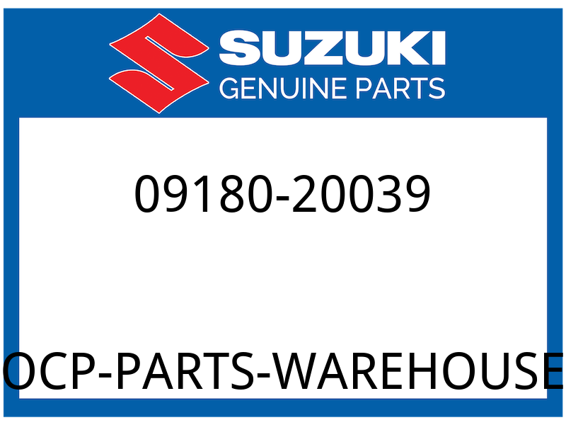 Suzuki OEM Part 09180-20039 SPAGER