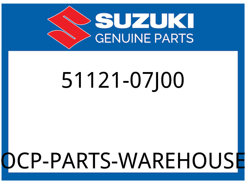 Suzuki OEM Part 51121-07J00 .BUSH,SLIDE