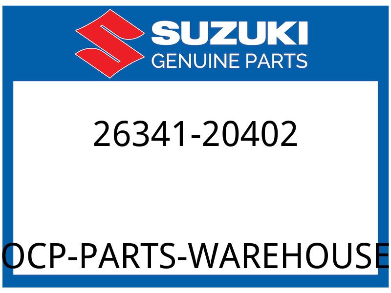 Suzuki OEM Part 26341-20402 COVER,JOINT