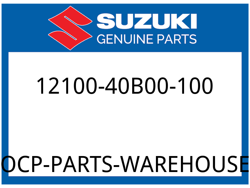 Suzuki OEM Part 12100-40B00-100 PISTON SET (OS:1.0)