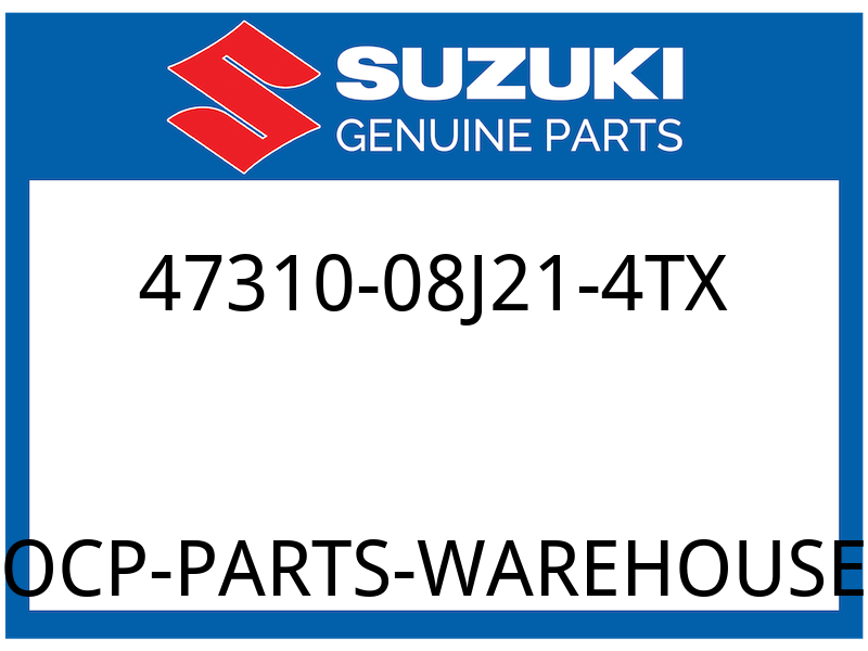 Suzuki OEM Part 47310-08J21-4TX COVER SET,FRAME